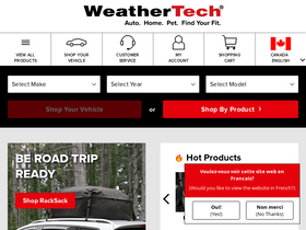 'weathertech.ca' screenshot