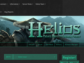 'helios-wow.com' screenshot