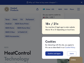 'heated.pro' screenshot