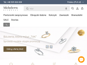 michelson.pl homepage screenshot