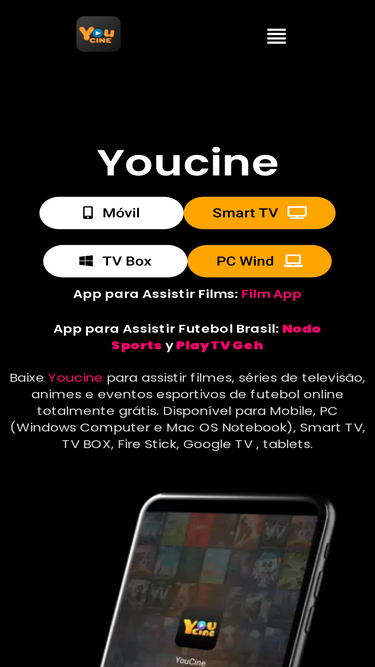 Youcine App - Baixar Apk e Assistir Filmes Online Grátis