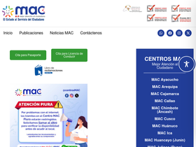 'mac.pe' screenshot