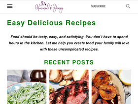 'homemadeandyummy.com' screenshot