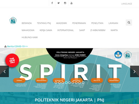 'wahanahki.pnj.ac.id' screenshot