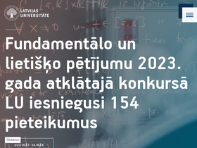 'nms.lu.lv' screenshot