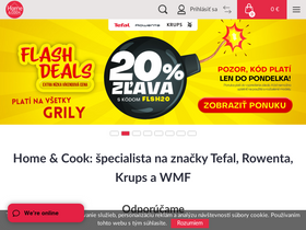 'homeandcook.sk' screenshot