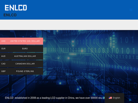 'enlcd.com' screenshot