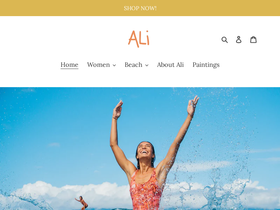 aliisabelle.com homepage screenshot