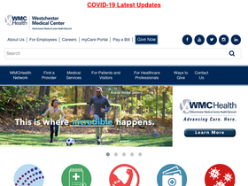 'westchestermedicalcenter.org' screenshot