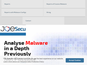 'joesecurity.org' screenshot
