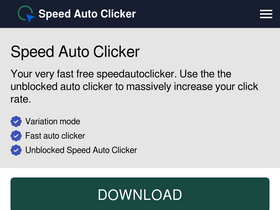 'speedautoclicker.net' screenshot