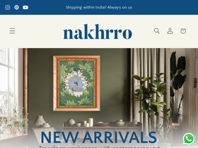 nakhrro.com homepage screenshot