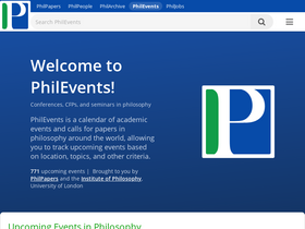 'philevents.org' screenshot