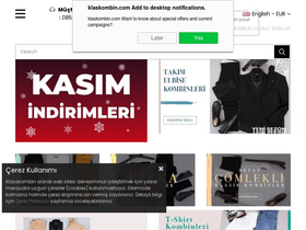 'klaskombin.com' screenshot