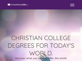 'christianministryedu.org' screenshot