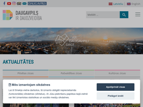 'daugavpils.lv' screenshot