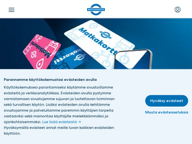 'matkahuolto.fi' screenshot