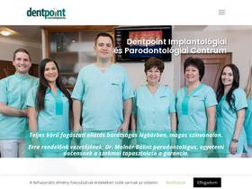 'dentpoint.hu' screenshot