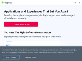 'progress.com' screenshot