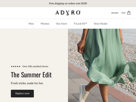 adyro.com homepage screenshot