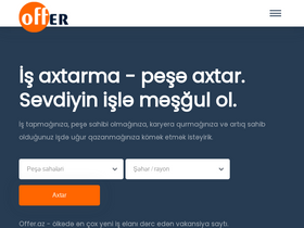 'offer.az' screenshot