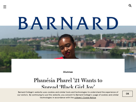 'barnard.edu' screenshot