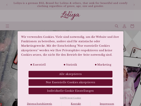 loliya.de homepage screenshot