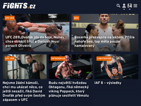 'fights.cz' screenshot