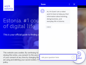 'workinestonia.com' screenshot