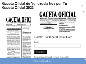 'tugacetaoficial.com' screenshot