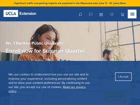 'uclaextension.edu' screenshot