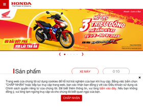'honda.com.vn' screenshot