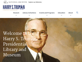 'trumanlibrary.gov' screenshot