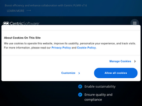 'centricsoftware.com' screenshot