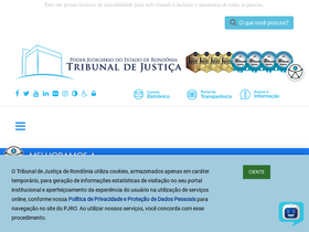 'tjro.jus.br' screenshot