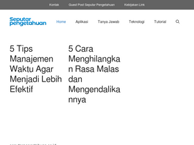 'seputarpengetahuan.co.id' screenshot