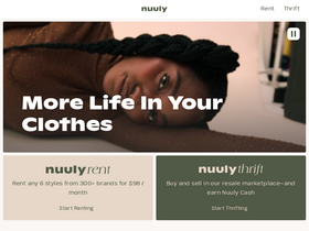 'nuuly.com' screenshot