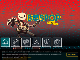 'bospop.nl' screenshot