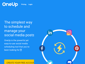 'oneupapp.io' screenshot