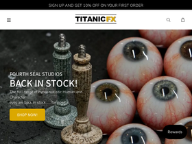 Titanic FX homepage screenshot