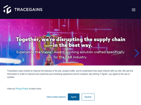 'tracegains.com' screenshot