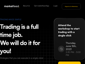 'marketfeed.com' screenshot