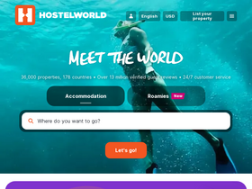 'spanish.hostelworld.com' screenshot