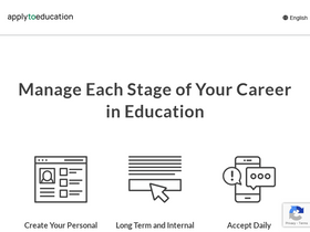 'applytoeducation.com' screenshot