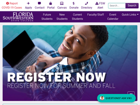 'fsw.edu' screenshot