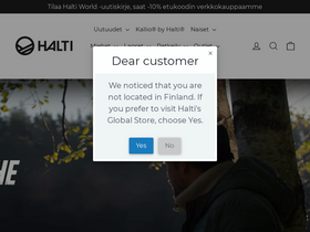 'halti.fi' screenshot