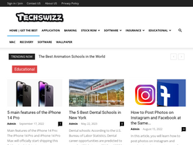 'techswizz.com' screenshot