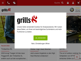 'grills.de' screenshot
