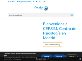 'psicologiamadrid.es' screenshot