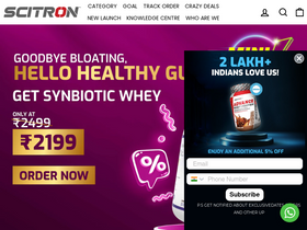 'scitron.com' screenshot